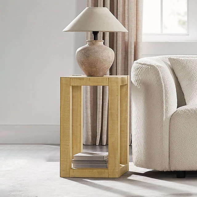 Alt view image 7 of 7 - Coffee Table and Side Table Set of 2, Natural