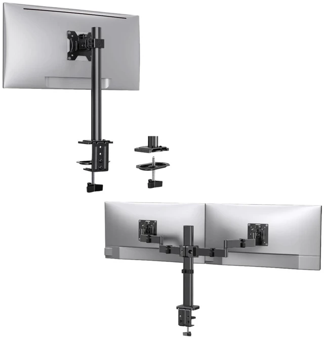 Main image of Ergear Monitor Mount for Most 13-32", Heavy-Duty Monitor Mounts for 2 Monitors