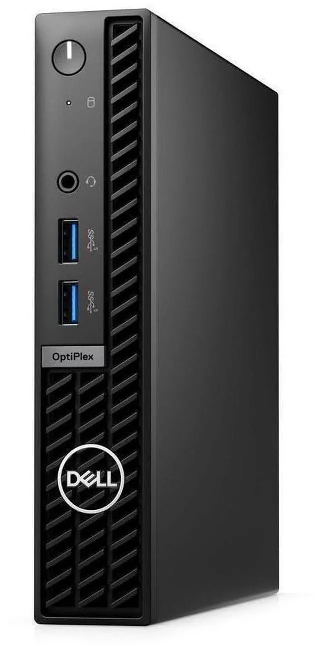 Main image of OptiPlex 7000 Series 7010 Mini Business Desktop, 13th Gen Core i5-13500T (Beat i7-12700T), 16GB RAM, 512GB PCIe SSD, 3YR Warranty, Wired KB & Mouse, DisplayPort, RJ45, Windows 11 Pro, Black