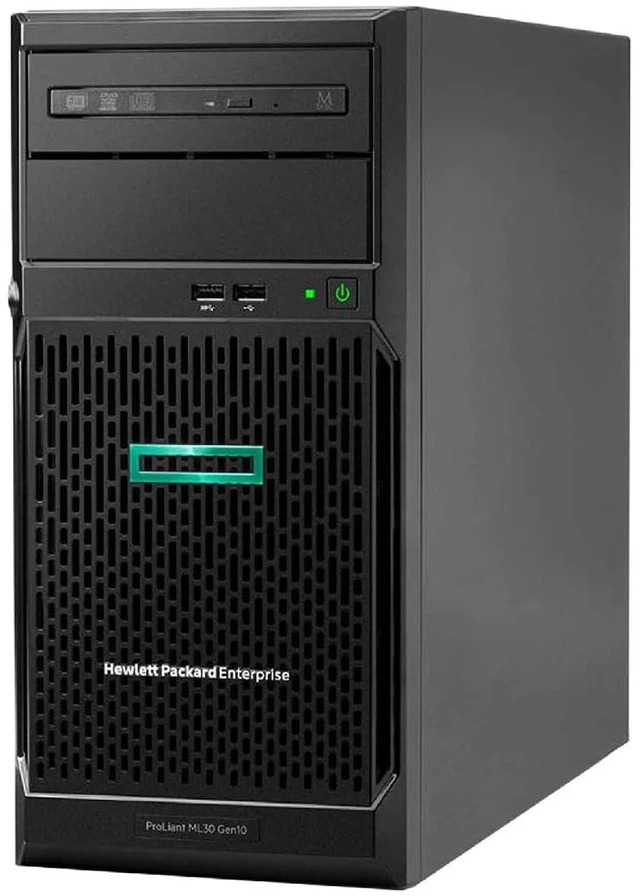 Alt view image 2 of 4 - Packard Enterprise ProLiant ML30 Gen10 Plus Tower Server, Xeon E-2314 4-Core 2.8GHz, 64GB DDR4 Memory, 16TB HDD Storage, RAID, iLO, Server 2022 Standard