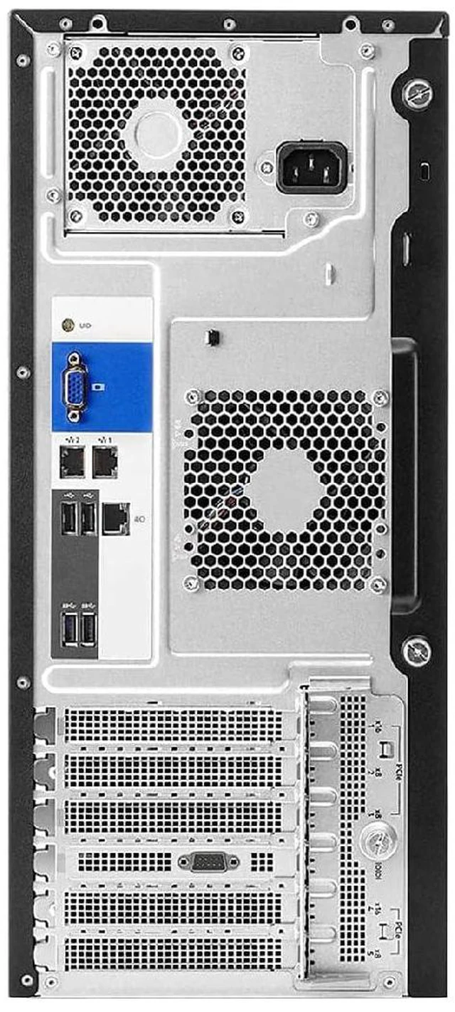 Alt view image 3 of 4 - Packard Enterprise ProLiant ML30 Gen10 Plus Tower Server, Xeon E-2314 4-Core 2.8GHz, 64GB DDR4 Memory, 16TB HDD Storage, RAID, iLO, Server 2022 Standard