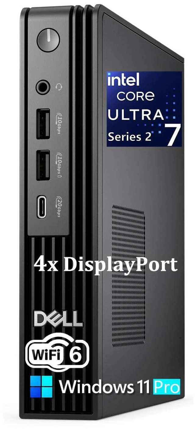 Main image of OptiPlex 7020 MFF 7000 Micro Form Factor Mini Business Desktop Computer, 14th Gen 20-Core i7-14700T up to 5.2GHz, 32GB DDR5 RAM, 1TB PCIe SSD, WiFi 6, DisplayPort, HDMI, Windows 11 Pro