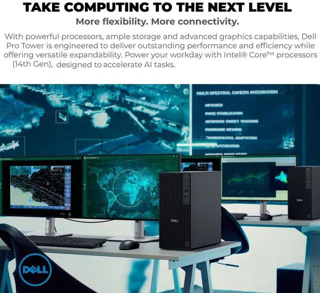 Alt view image 6 of 7 - Pro Tower Desktop Computers, 20-Core i7-14700, 16GB RAM, 1TB SSD
