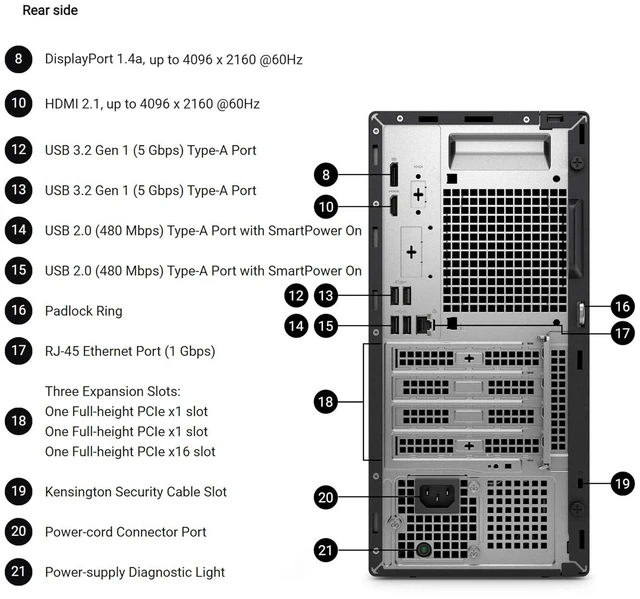Alt view image 4 of 7 - Pro Tower Desktop Computers, 20-Core i7-14700, 16GB RAM, 1TB SSD