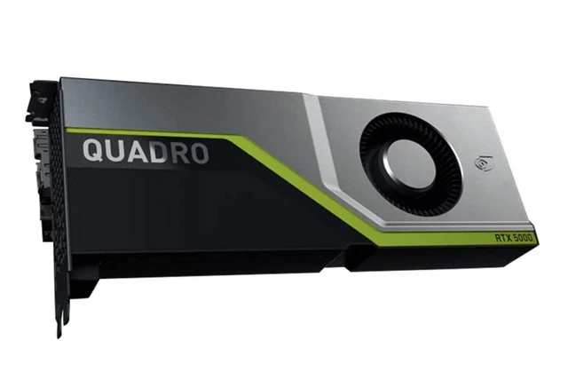 Alt view image 2 of 3 - Quadro RTX 5000 16GB PCIe x16 Graphics Card