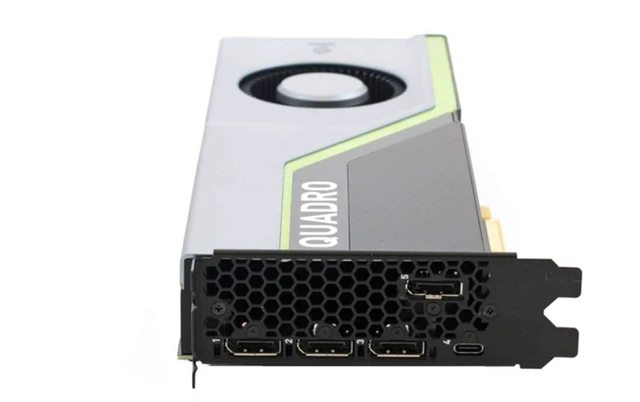 Alt view image 3 of 3 - Quadro RTX 5000 16GB PCIe x16 Graphics Card