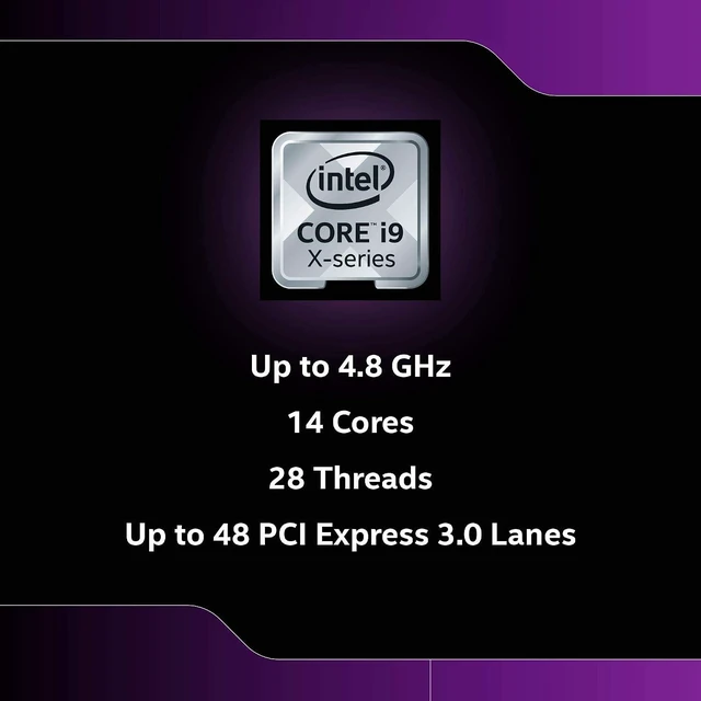 Alt view image 3 of 5 - Core i9-10940X 3.3Ghz 14 Core LGA-2066 Processor SRGSH