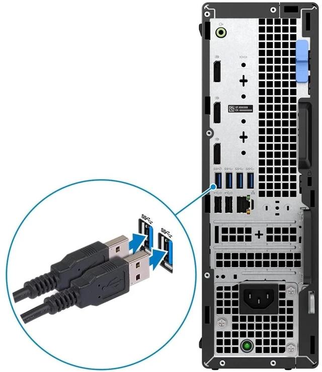 Alt view image 2 of 7 - OptiPlex 7000 Desktop Computer - Core i7 12th Gen i7-12700 Dodeca-core (12 Core) 2.10 GHz - 32 GB RAM DDR4 SDRAM - 512 GB M.2 PCI Express NVMe 3.0 x4 SSD - Small Form Factor - Black