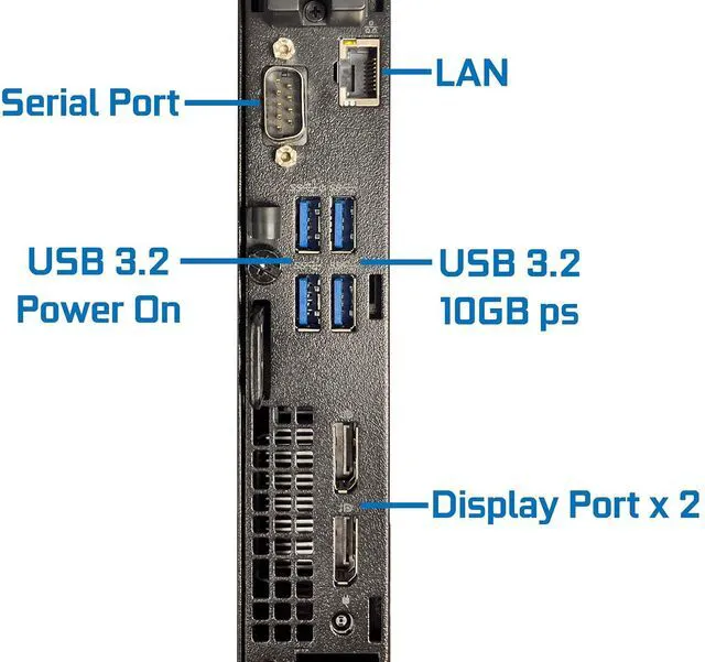 Alt view image 3 of 7 - OptiPlex 7000 Micro Desktop Computer, i7-12700T, 64GB RAM, 2TB NVMe SSD, Wi-Fi 6E, Bluetooth, USB C, DisplayPort, HDMI - Windows 11 Pro
