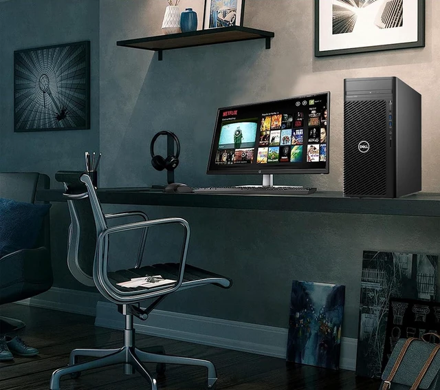 Alt view image 4 of 7 - Precision 3660 Tower Computer, i9-13900 24-Core, 64GB RAM, 2TB NVMe SSD, RTX A4000 16GB DDR6, Display Port, HDMI, Wi-Fi, Bluetooth - Windows 11 Pro, Black Desktop