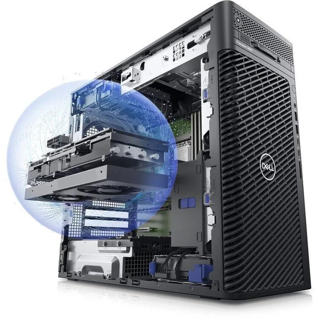 Alt view image 5 of 7 - Precision 3660 Tower Computer, i9-13900 24-Core, 64GB RAM, 2TB NVMe SSD, RTX A4000 16GB DDR6, Display Port, HDMI, Wi-Fi, Bluetooth - Windows 11 Pro, Black Desktop