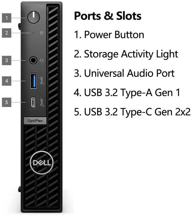 Alt view image 4 of 6 - OptiPlex 7020 MFF 7000 Mini PC Business Desktop Computer, 14th Gen 14-Core i5-14500T (Beat i7-13700T), 64GB DDR5 RAM, 2TB PCIe SSD, WiFi 6E, Bluetooth, 2 DisplayPort, HDMI, Windows 11 Pro