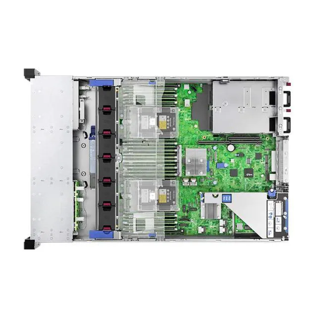 Alt view image 5 of 6 - ProLiant DL380 Gen10 2U Rack Server Bundle with Dual Xeon 6148 2.40 GHz, 256GB DDR4 Memory, 7.68TB Enterprise SSD Storage, RAID, Dual Power, iLO, Rail Kit, Server 2022 Standard