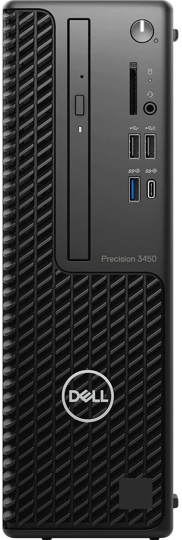 Alt view image 2 of 7 - Precision 3000 3450 Workstation - Core i7 Octa-core (8 Core) i7-10700 10th Gen 2.90 GHz - 16 GB DDR4 SDRAM RAM - 512 GB SSD - Small Form Factor - Black