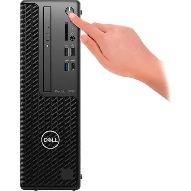 Alt view image 7 of 7 - Precision 3000 3450 Workstation - Core i7 Octa-core (8 Core) i7-10700 10th Gen 2.90 GHz - 16 GB DDR4 SDRAM RAM - 512 GB SSD - Small Form Factor - Black