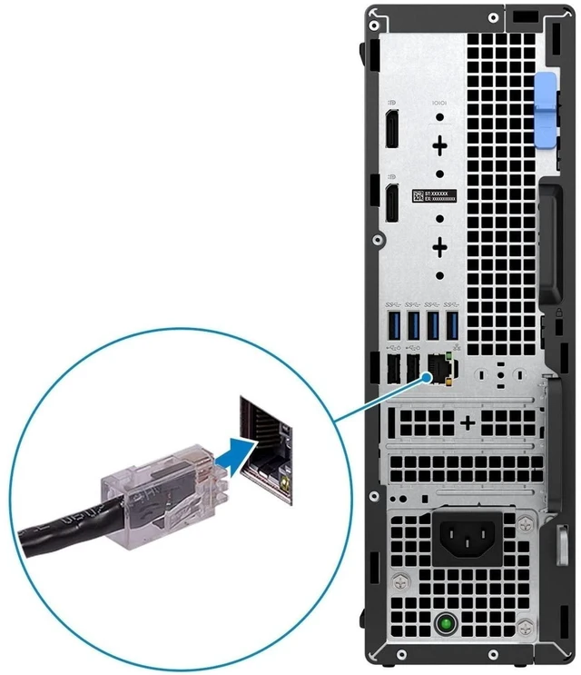 Alt view image 5 of 7 - OptiPlex 5000 Desktop Computer - Core i7 12th Gen i7-12700 Dodeca-core (12 Core) 2.10 GHz - 16 GB RAM DDR4 SDRAM - 512 GB M.2 PCI Express NVMe 3.0 x4 SSD - Small Form Factor - Black