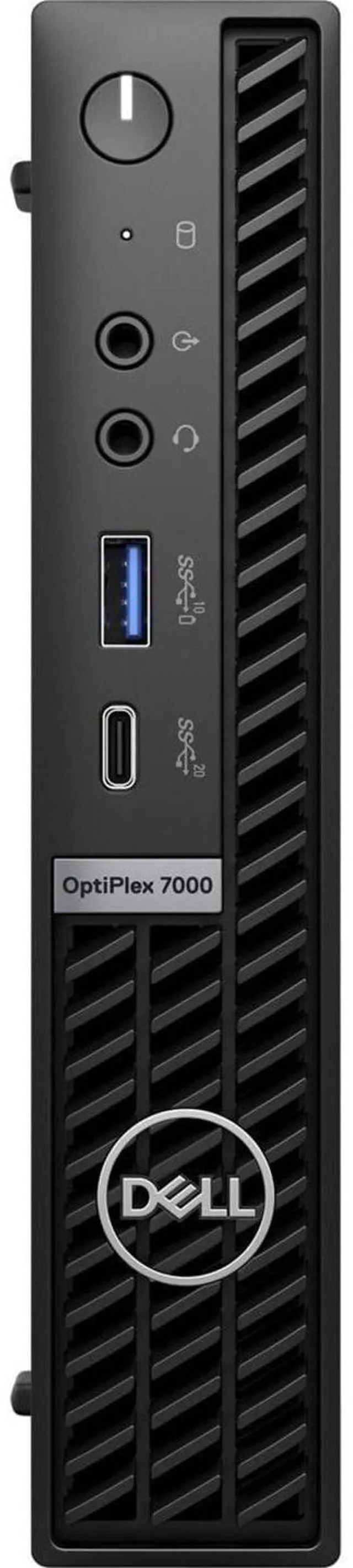 Main image of OptiPlex 7000 Desktop Computer - Core i5 12th Gen i5-12500T Hexa-core (6 Core) 2 GHz - 16 GB RAM DDR4 SDRAM - 256 GB M.2 PCI Express NVMe 3.0 x4 SSD - Micro PC - Black