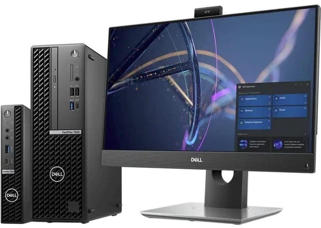 Alt view image 3 of 7 - OptiPlex 7000 Desktop Computer - Core i5 12th Gen i5-12500T Hexa-core (6 Core) 2 GHz - 16 GB RAM DDR4 SDRAM - 256 GB M.2 PCI Express NVMe 3.0 x4 SSD - Micro PC - Black