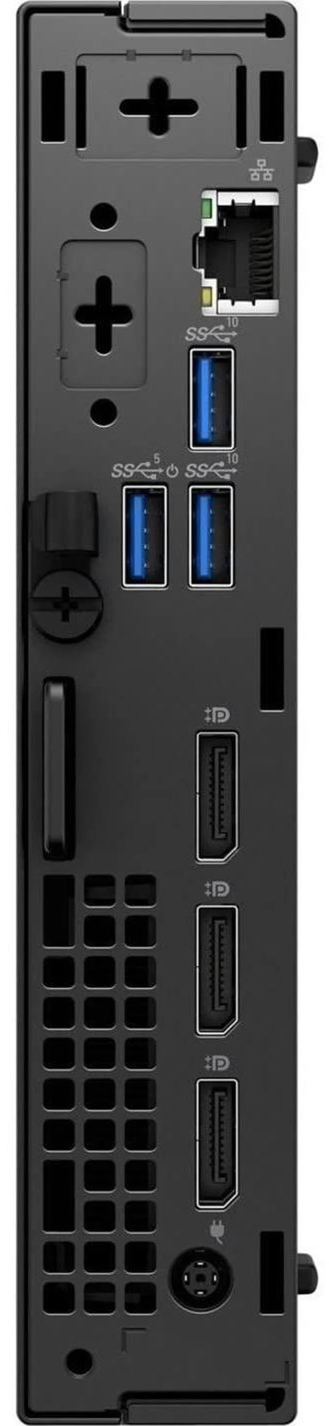 Alt view image 7 of 7 - OptiPlex 7000 Desktop Computer - Core i5 12th Gen i5-12500T Hexa-core (6 Core) 2 GHz - 16 GB RAM DDR4 SDRAM - 256 GB M.2 PCI Express NVMe 3.0 x4 SSD - Micro PC - Black