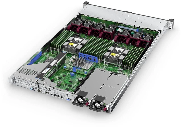 Alt view image 5 of 6 - Packard Enterprise ProLiant DL360 G10 1U Rack Server - 2 x Xeon Gold 5220-64 GB RAM HDD SSD - Serial ATA/600, 12