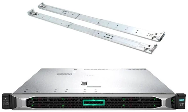 Main image of ProLiant DL360 Gen10 1U Rack Server Bundle with Dual Xeon 6130 2.10 GHz, 256GB DDR4 Memory, 30.72TB Enterprise SSD Storage, RAID, Dual Power, iLO, Rail Kit