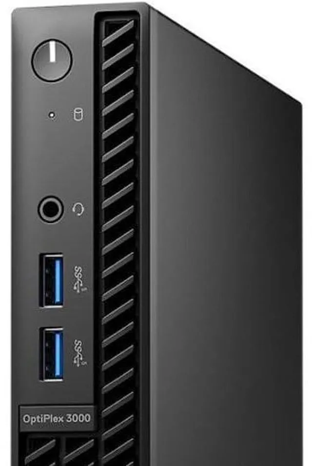 Alt view image 3 of 7 - OptiPlex 3000 Desktop Computer - Core i5 12th Gen i5-12500T Hexa-core (6 Core) 2 GHz - 16 GB RAM DDR4 SDRAM - 512 GB M.2 PCI Express NVMe 3.0 x4 SSD - Micro PC - Black