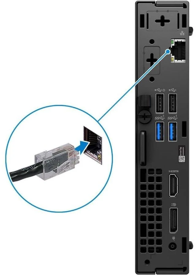 Alt view image 7 of 7 - OptiPlex 3000 Desktop Computer - Core i5 12th Gen i5-12500T Hexa-core (6 Core) 2 GHz - 16 GB RAM DDR4 SDRAM - 512 GB M.2 PCI Express NVMe 3.0 x4 SSD - Micro PC - Black