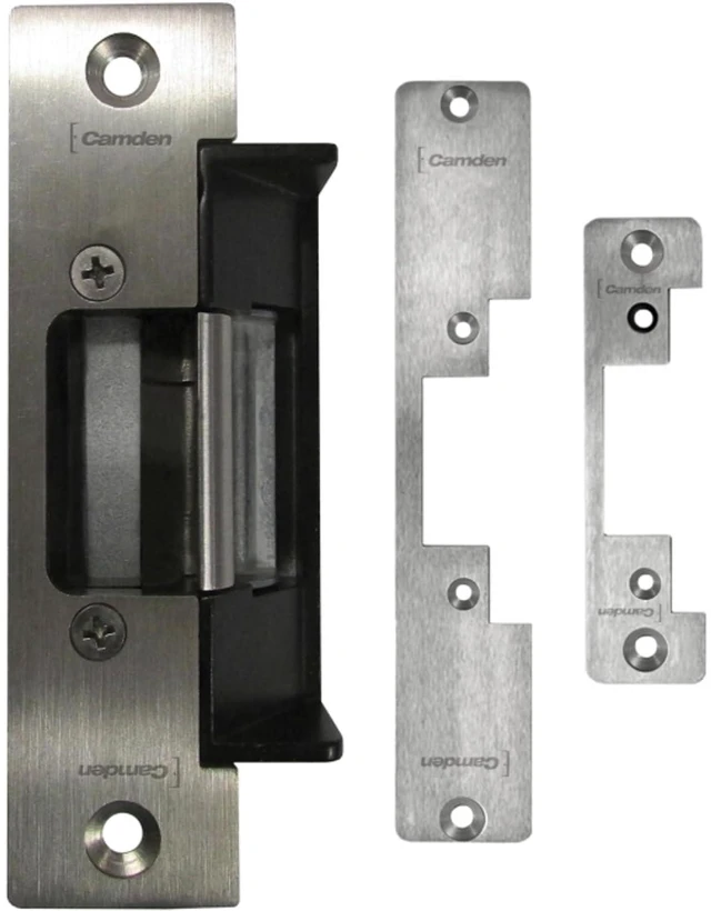 Main image of CX-ED2079 12/24V, 3 FACE Plates, Cylindrical LOCKSETS, Safe/Fail Secure Operation, Universal Electric Strike