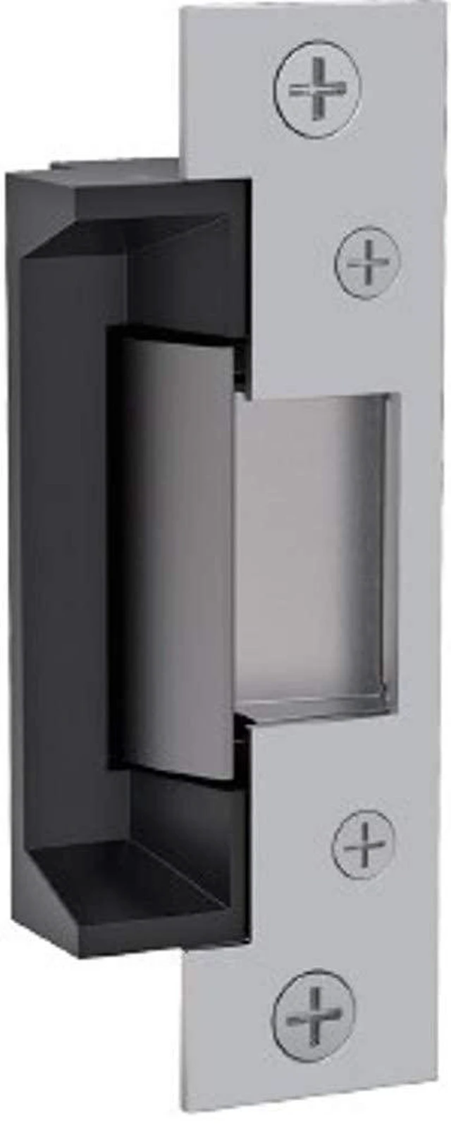 Alt view image 2 of 2 - HES 5000C-12/24D-630 Series 5000C Universal Electric Strike Complete Pac for Latchbolt Locks, Satin Stainless Steel, Dual Voltage 12/24 VDC/VAC, Includes the 501 and 501A Faceplates