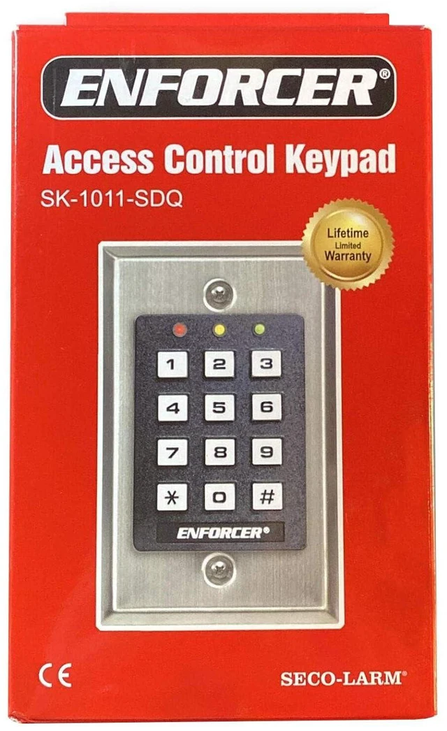 Alt view image 3 of 4 - Seco-Larm Enforcer Access Control Keypad (SK-1011-SDQ)