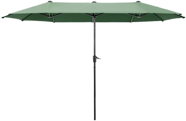Main image of 13 ft Large Double-Sided Patio Umbrella, Outdoor Umbrella, Mint