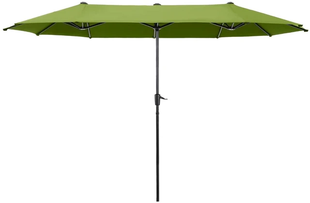 Main image of 13 ft Large Double-Sided Patio Umbrella, Outdoor Umbrella, Lime