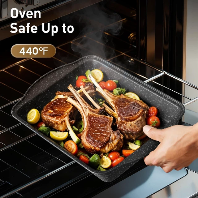 Alt view image 3 of 7 - DishDelight 17 Piece Pots and Pans Set Non Stick, Kitchen Cookware Set