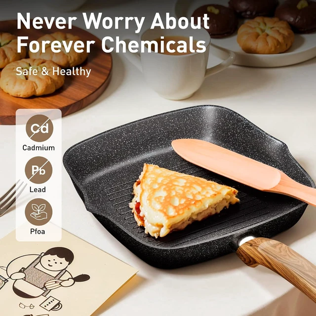 Alt view image 4 of 7 - DishDelight 17 Piece Pots and Pans Set Non Stick, Kitchen Cookware Set