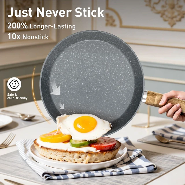 Alt view image 6 of 7 - DishDelight Pots and Pans Set, Nonstick Kitchen Cookware Set, Grey