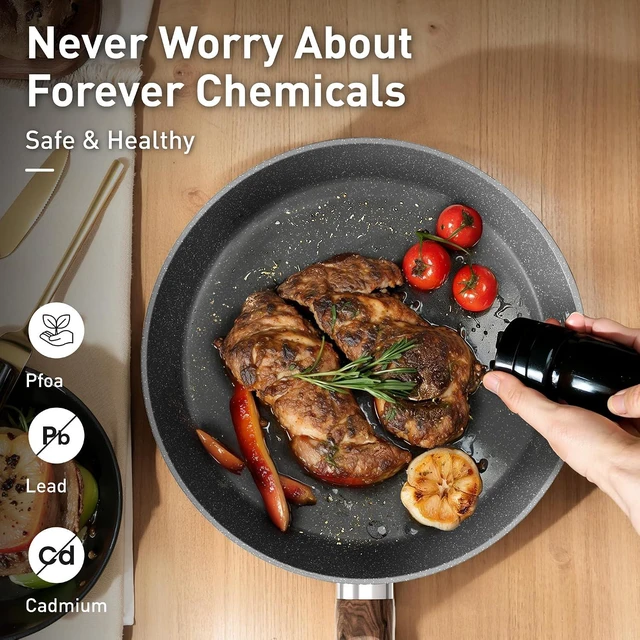 Alt view image 5 of 7 - DishDelight Pots and Pans Set Non Toxic, Kitchen Cookware Sets Non Stick