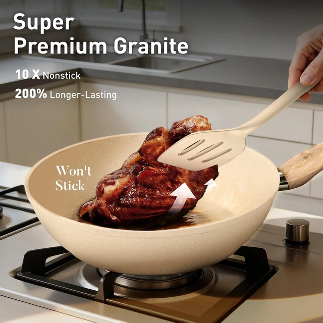 Alt view image 3 of 7 - DishDelight Kitchen Pots and Pans Set, 12 Piece Cookware Sets Non Stick
