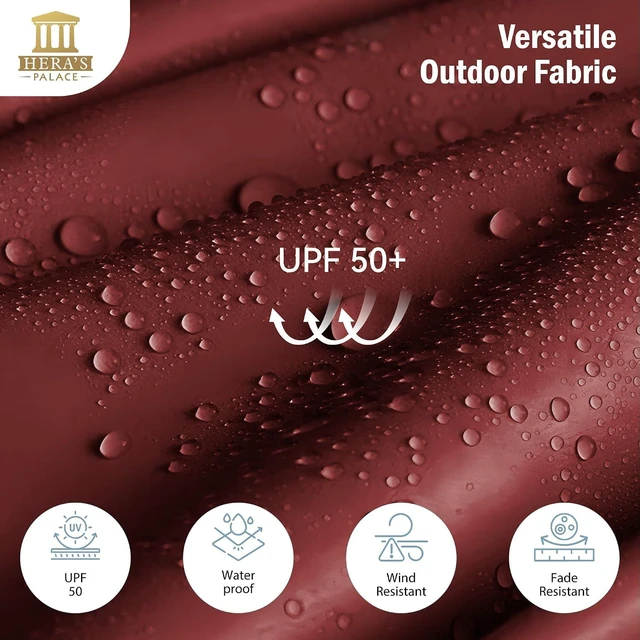 Alt view image 7 of 7 - Umbrella Patio Outdoor with Base 15ft Rectangle Table Double Market Umbrellas Clearance Large Included Stand for Deck Outside Pool Picnic Inground Yard Commercial, Burgundy