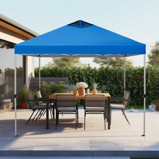 Alt view image 2 of 7 - 10x10 Pop Up Canopy, Outdoor Tent for Patio Event Canopies