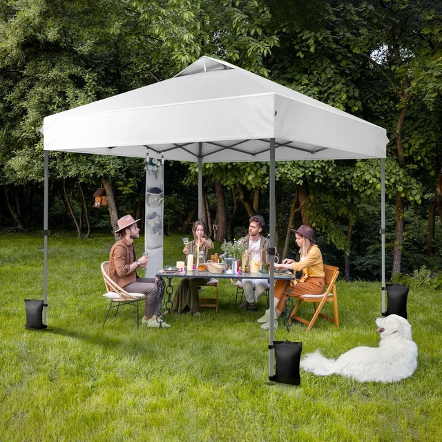 Alt view image 2 of 7 - 10x10ft Pop Up Canopy Tent Portable Outdoor Sun Shelters