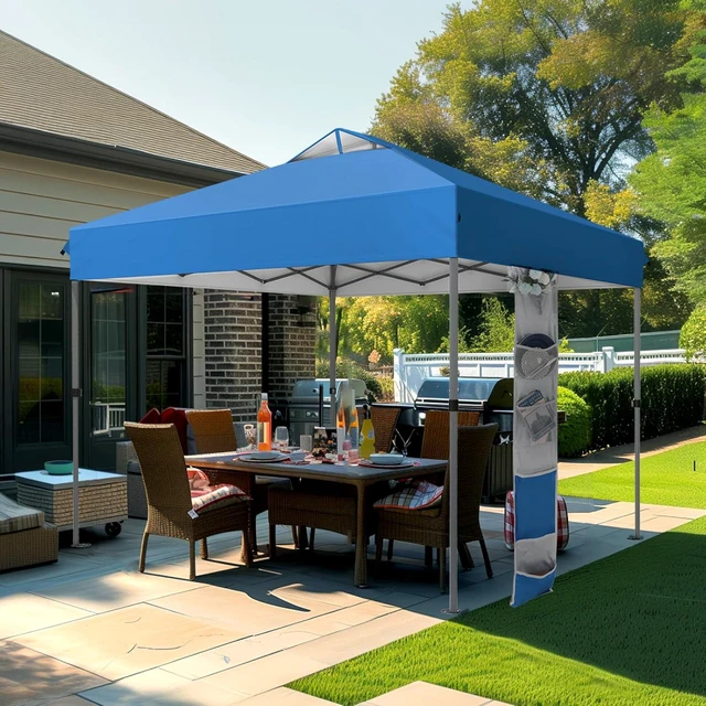 Alt view image 2 of 7 - 10x10ft Pop Up Canopy Tent Portable Outdoor Sun Shelters