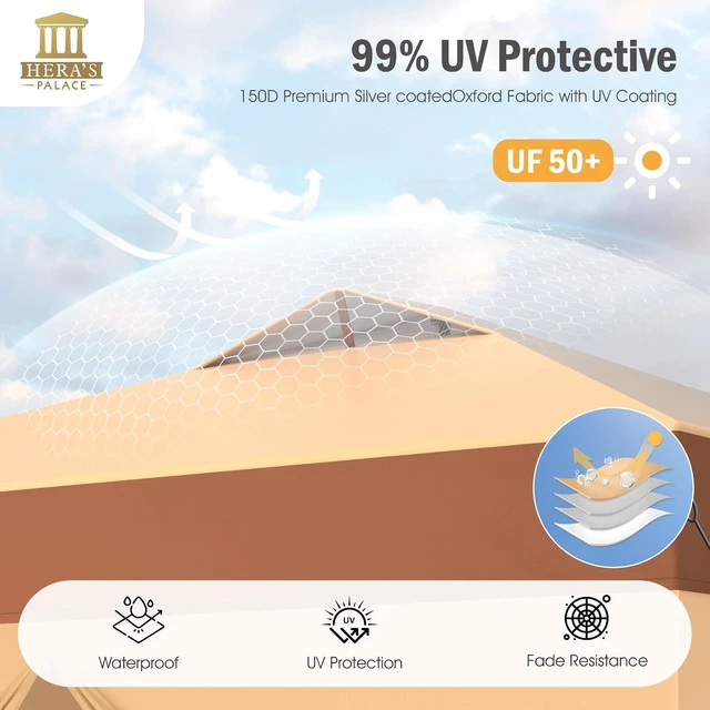 Alt view image 4 of 7 - 10x10ft Pop Up Canopy Tent Event Shade with Sidewalls