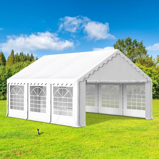 Alt view image 2 of 6 - 16x20ft Tents for Parties Large Outdoor Canopy Tent