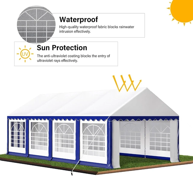 Alt view image 4 of 6 - 13x 26ft Tents for Parties Large Outdoor Canopy Tent