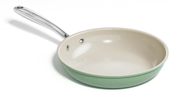 Main image of Redchef Nonstick Frying Pan Skillet, Ceramic Non-Stick Saute Pans, 9.5 inch Cooking Fry Pan with Stay Cool Handle, All Stovetops, Dishwasher/Oven Safe, PFAS-Free, Non Toxic (Green)