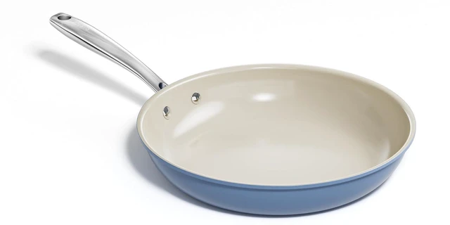 Main image of Redchef Nonstick Frying Pan Skillet, Ceramic Non-Stick Saute Pans, 11 inch Cooking Fry Pan with Stay Cool Handle, All Stovetops (Gas, Electric & Induction), Dishwasher/Oven Safe, PFAS-Free (Blue)