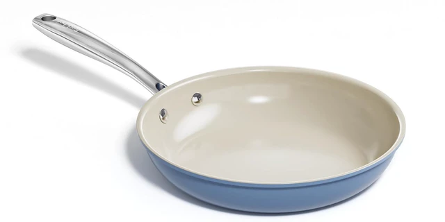 Main image of Redchef Nonstick Frying Pan Skillet, Ceramic Non-Stick Saute Pans, 9.5 inch Cooking Fry Pan with Stay Cool Handle, All Stovetops, Dishwasher/Oven Safe, PFAS-Free, Non Toxic (Blue)