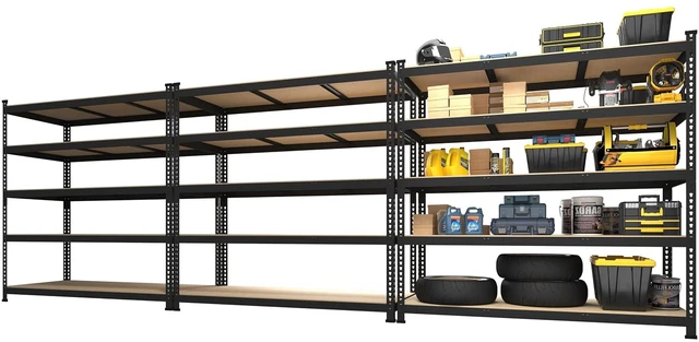 Main image of 48"W x 24"D x 72"H Garage Storage Shelves, 5-Tier Metal Shelving