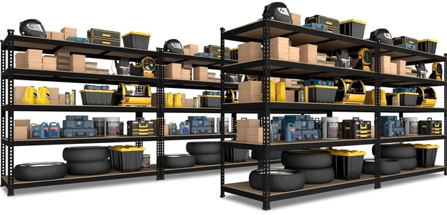 Main image of 47"W x 18"D x 72"H Garage Storage Shelves, 5-Tier Metal Shelving