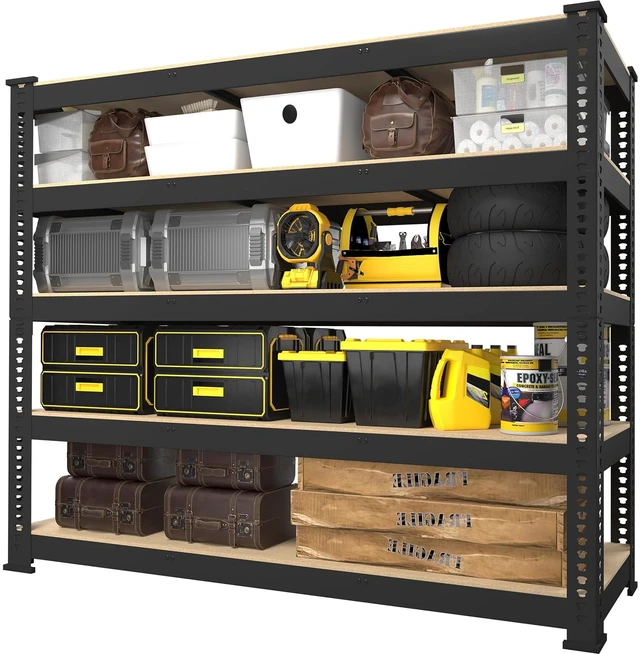 Main image of 48" W x 18" D x 72" H Large Heavy Duty Storage Shelves for Garage